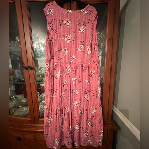 J Jill Women’s Sleeveless Floral Dress Size XL - Picture 5 of 9